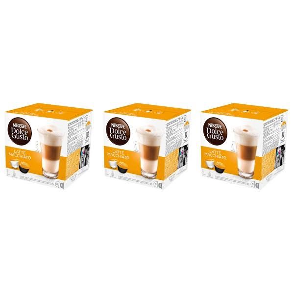 Dolce Gusto Capsulas  Latte Macchiato 3x16