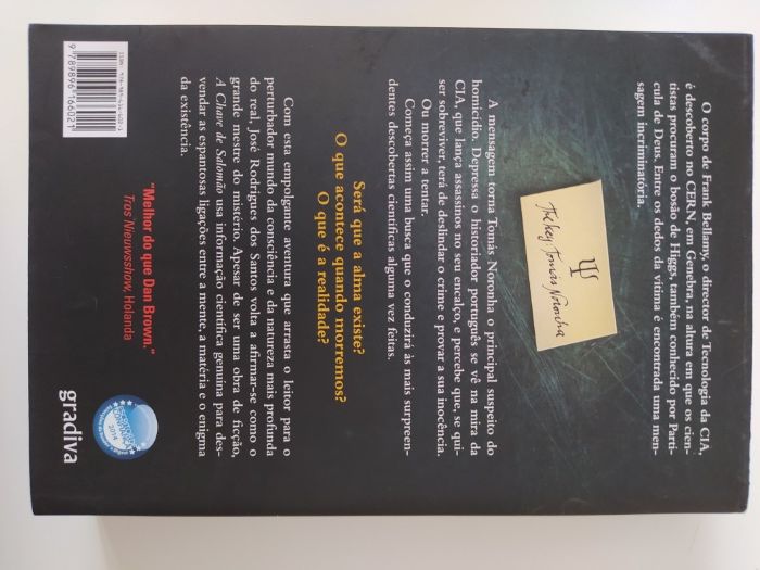 A chave de Salomão, José Rodrigues dos Santos