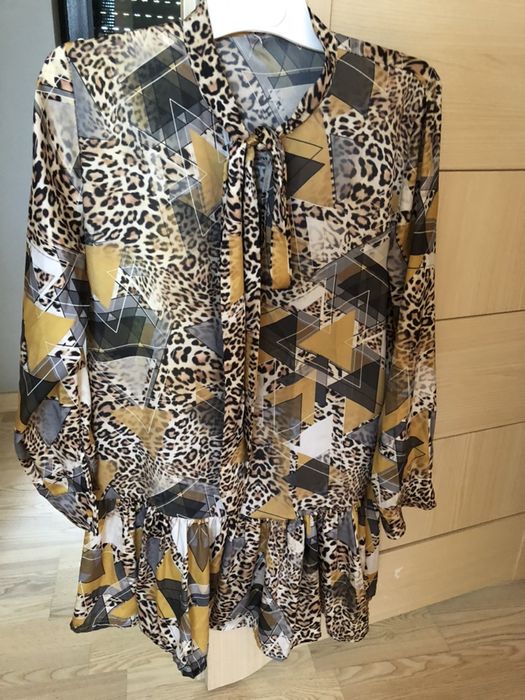 Luźna sukienka tunika m L boho