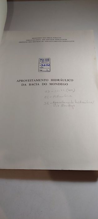 Hydraulic Utilization of the Mondego Basin (1966, MOP)64585953735041121
