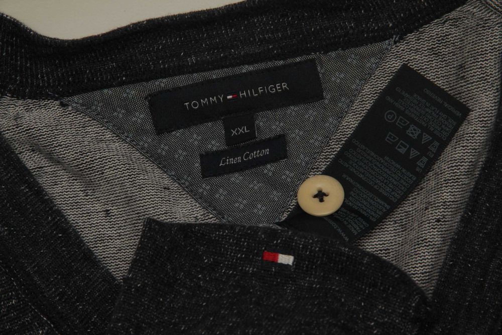 Tommy Hilfiger XXL Linen Cotton блейзер из льна