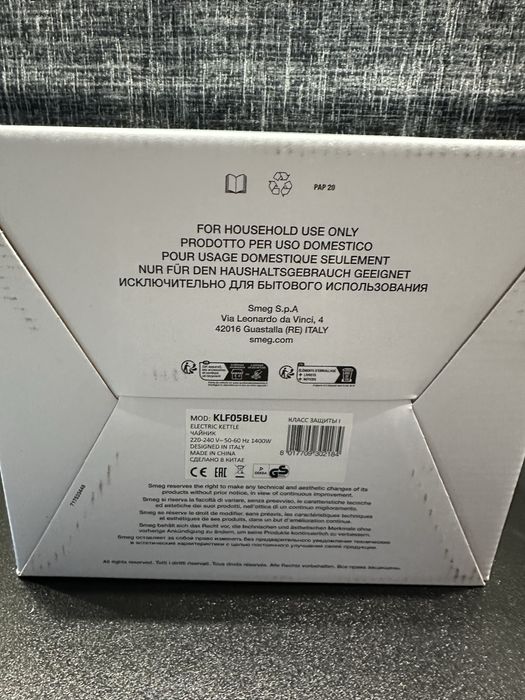 Nowy Czajnik SMEG mini kolor czarny