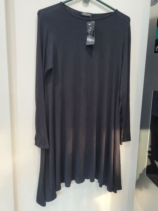 Wiskozowa/ dłuże boki tunika dobra na M i L