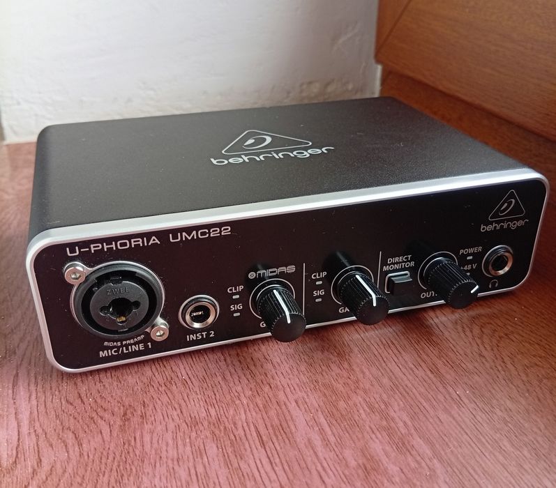 Behringer U-PHORIA UMC22 interfejs USB
