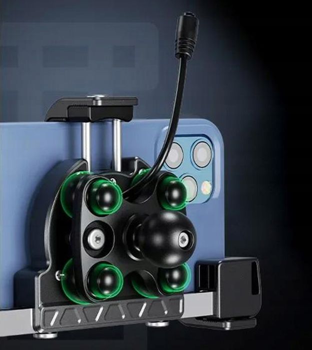 Uchwyt Motocyklowy Antywibracyjny Z Indukcją pilot do sterowania