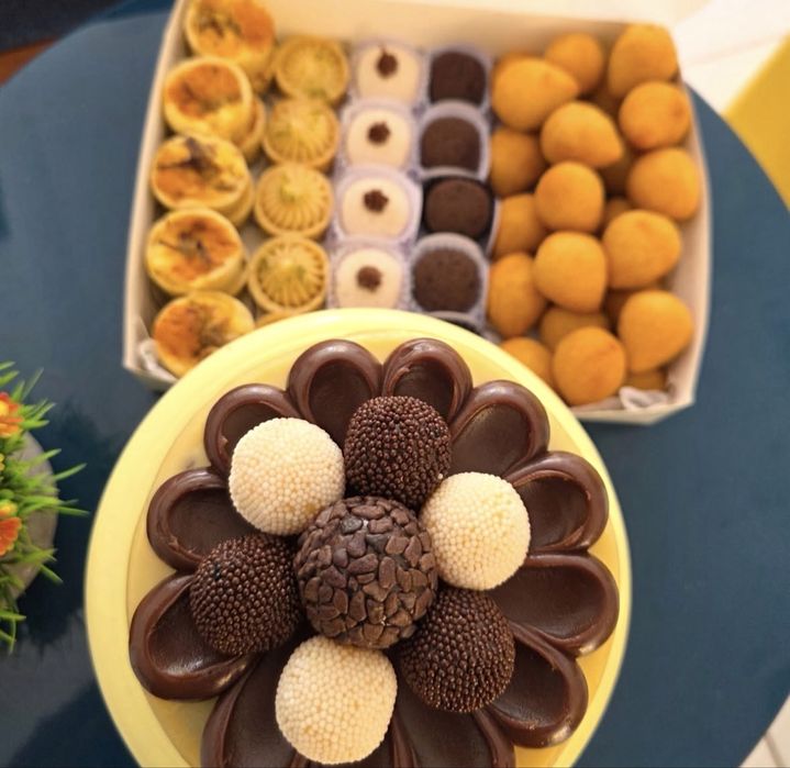 Kit festa | Bolos | Sobremesas | Brigadeiros | Doces e salgados finos | Salgados tradicionais | Tartes