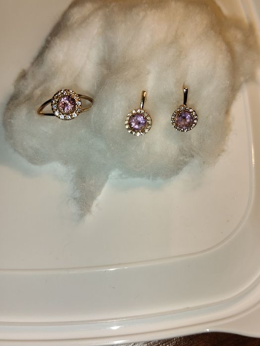 Сережки та каблучка