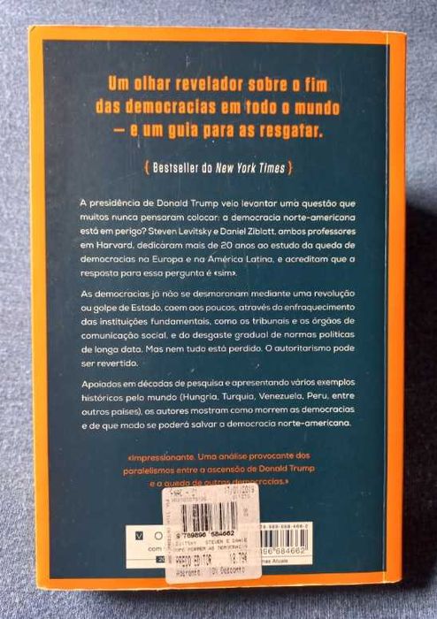 Como Morrem as Democracias - Steven Levitsky e Daniel Ziblatt