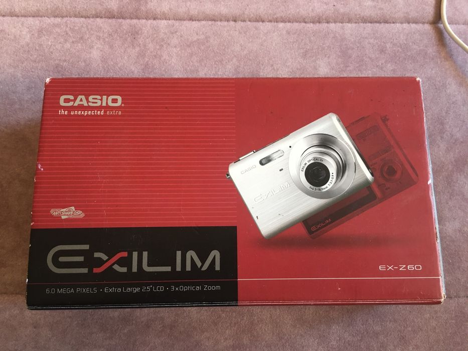 Pudełko akcesoria do aparatu Casio Exlim EX-Z60 ładowarka instrukcja!