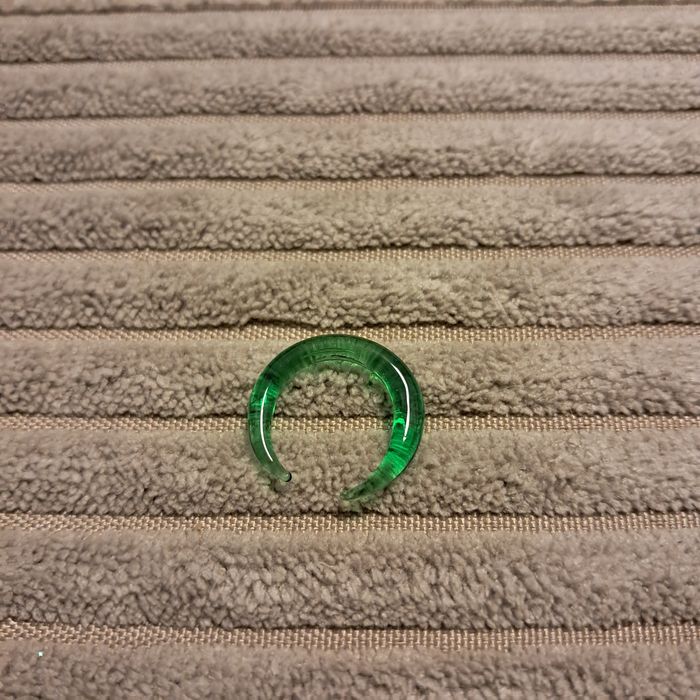 Zielony septum 3mm do nosa