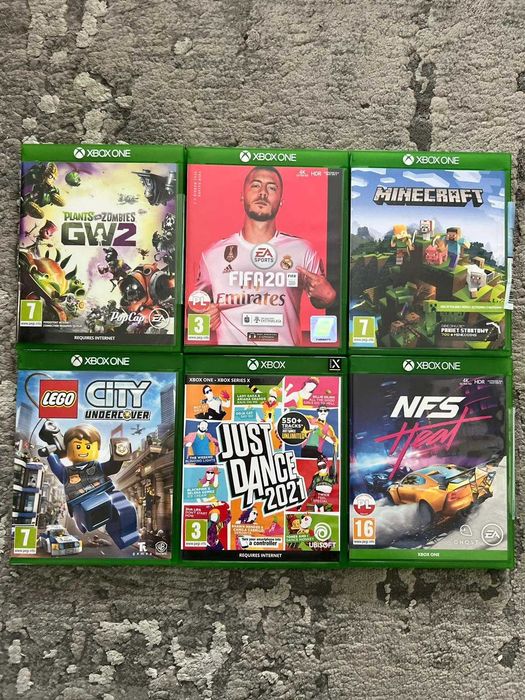 Różne gry dla dzieci do xbox one | nfs | minecraft | lego city | fifa