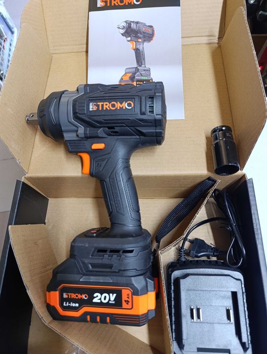 Гайковерт акум. STROMO AWA-25(1АКБ.20/4.зарядне)новий дизайн