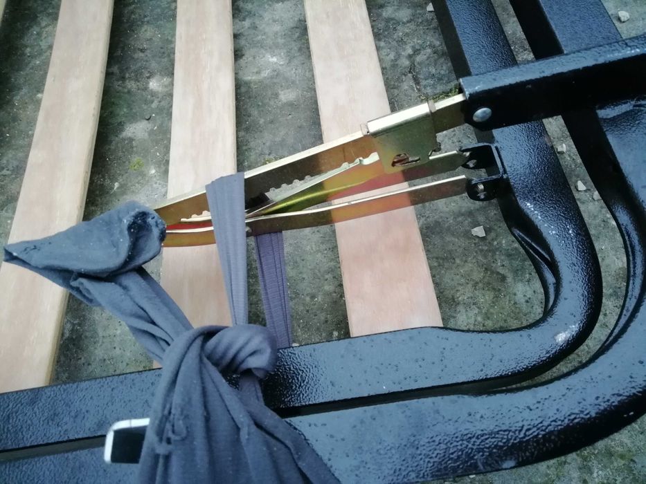 Cama/Estrado de ferro articulado