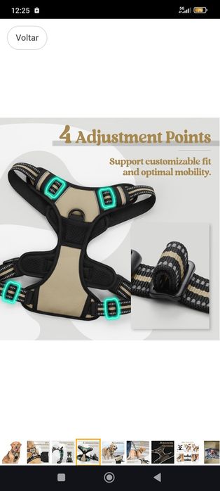 Arnês p/ cães marca rabbitgoo