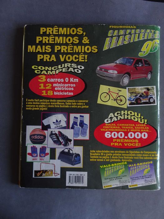 Caderneta de cromos de futebol Campeonato Brasileiro 96 - Panini (17)