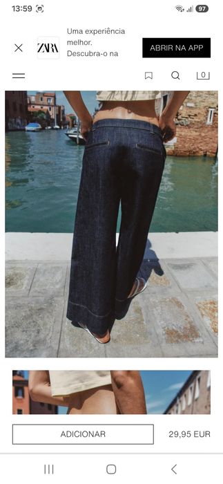 Vendo Jeans Zara com etiqueta