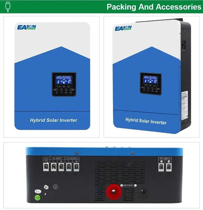 Гібридний інвертор  гибридный инвертор suoer 5квт