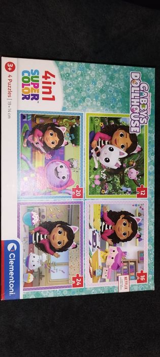 Puzzle Clementoni Gabbys 4 em 1 (3 anos)