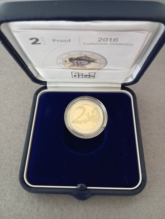 Moedas 2 euros, 2016, Proof, Itália,