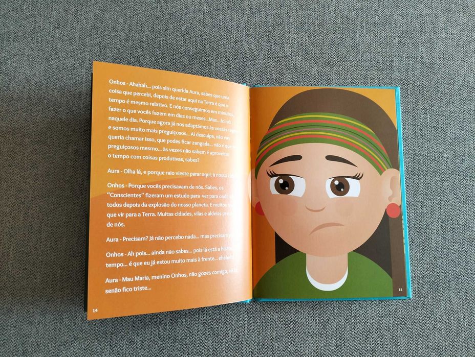 Livro juvenil "Onhos e esta terra que ele tanto ama" de Rita Mendes