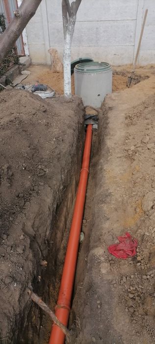 Земляные работы Копка септик выгребные ямы траншея канализация вода