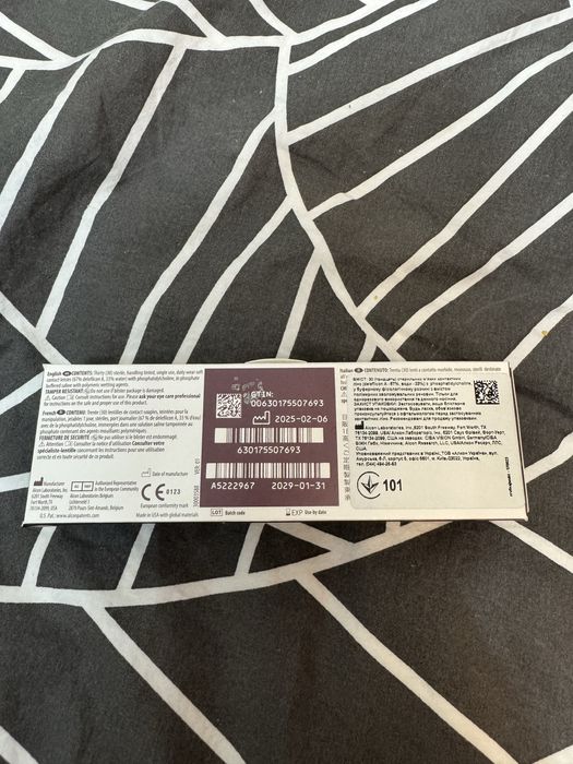 Total dailies 1 -2,25 16 штук одноденні лінщи