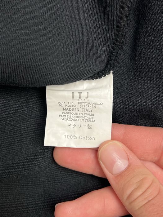 Чоловіча вінтажна кофта зіпка armani jeans big logo