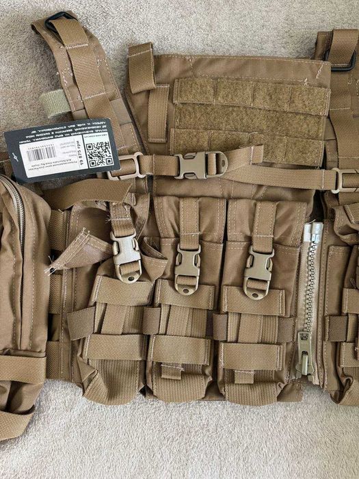 Розвантажувальний жилет Crye Precision AVS Detachable Chest Rig Coyote ...