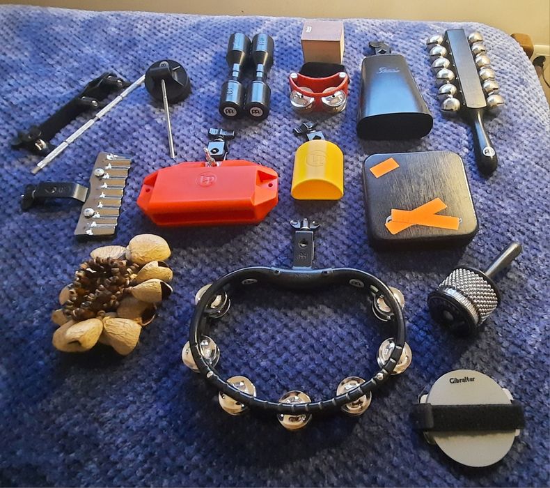 Percussões variadas (tudo como novo)64283767301121121