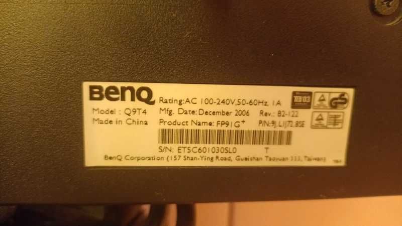 Monitor BenQ 19 cali Q9T4