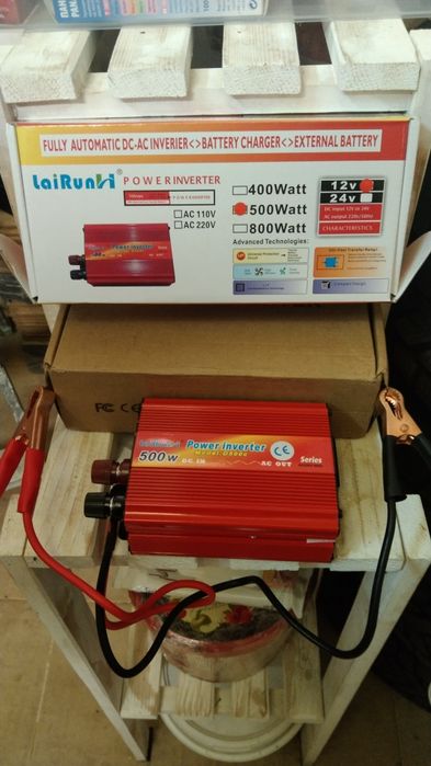 Продам инвертор S-LINK 12/220, 200W 500 W 1500W для котлов и насосов.