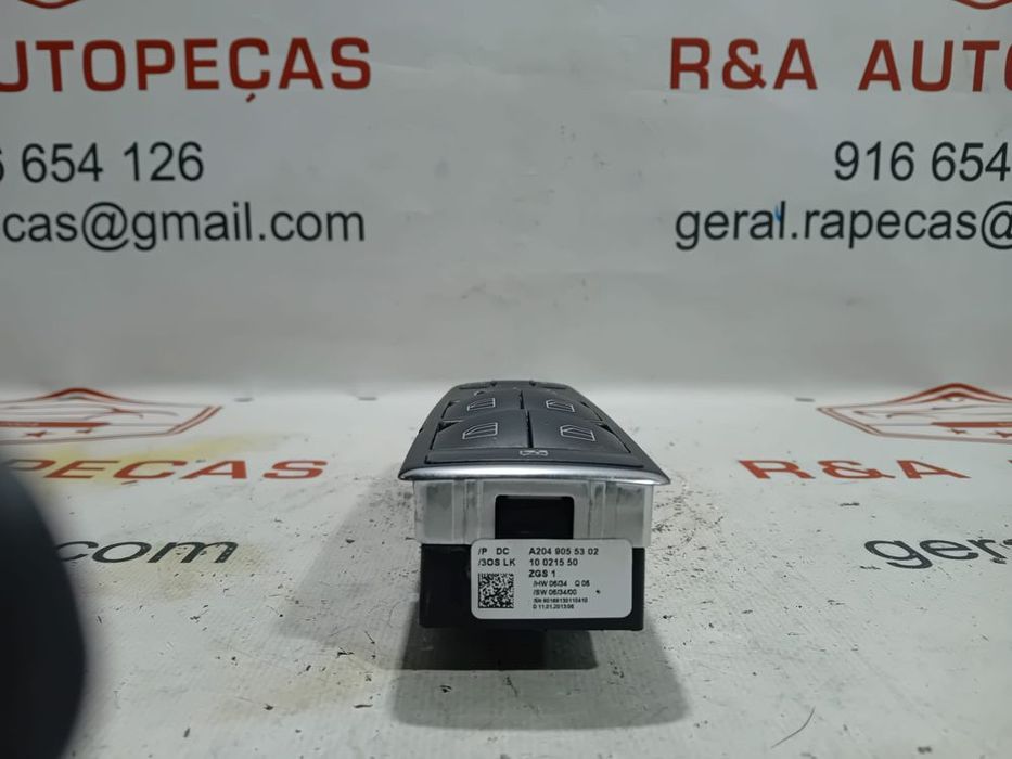 Interruptores de Vidros Mercedes Class C W204 A204955302 Original