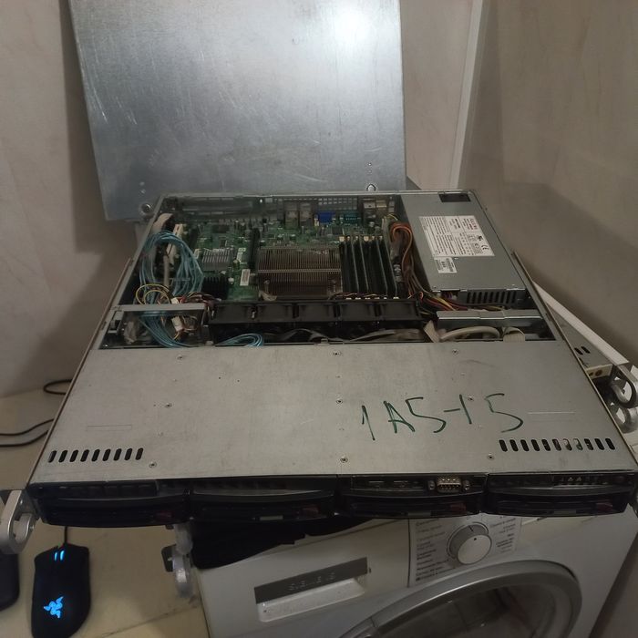 Сервер 1U Supermicro X8SI6-F-NI015,IPMI,Socket LGA1156