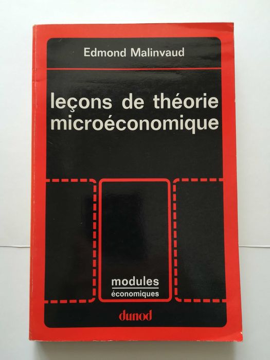 livro - Leçons de théorie microéconomique