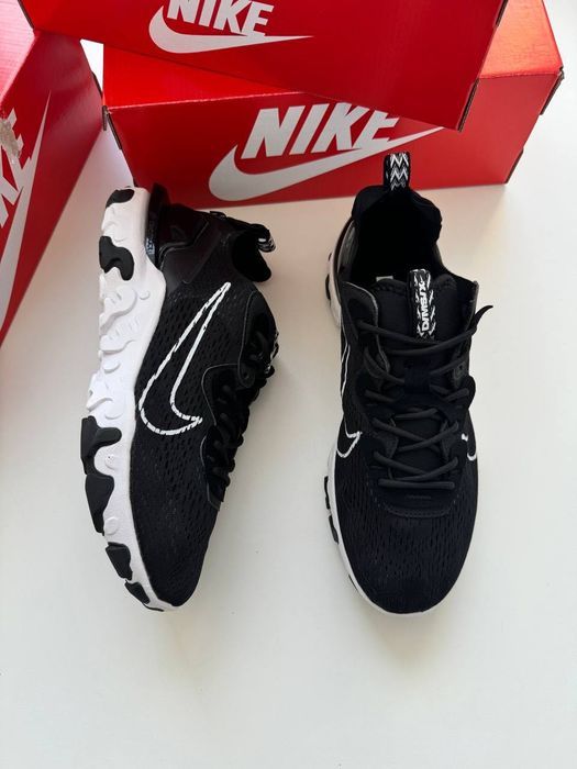 РОЗПРОДАЖ! Nike React Vision Black White 40 41 42 43 44 45