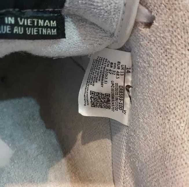 Кроссовки мужские Nike Air Force 1 07 White Dr8593-100 14 us