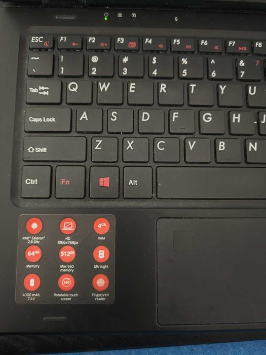 Laptop ekran dotykowy Techbite Arc 11.6 HD