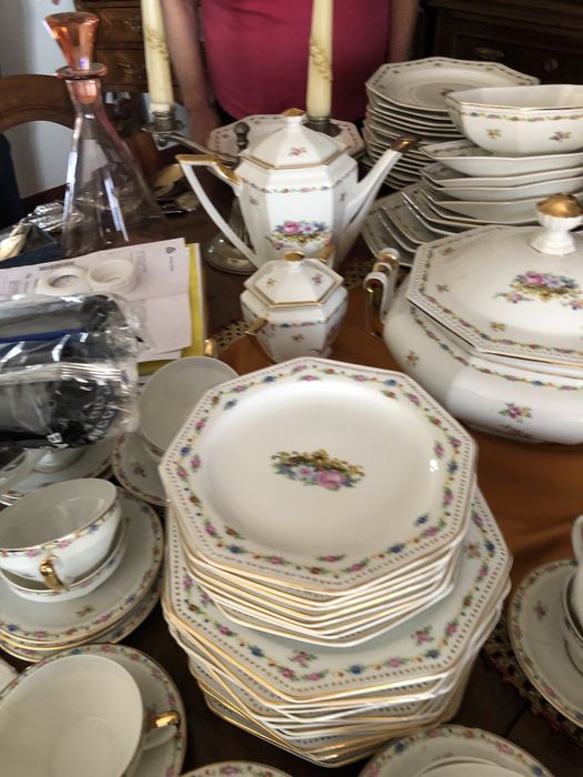 Serviço de jantar Vista Alegre antigo