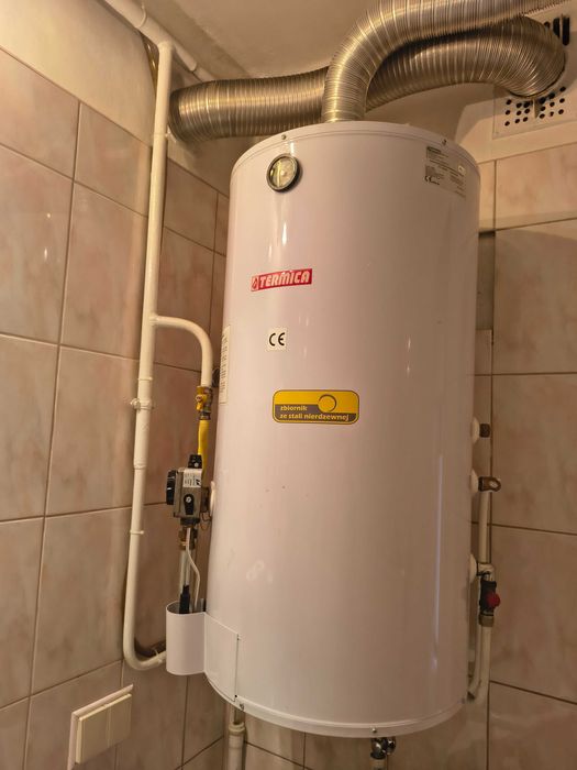 Wiszący podgrzewacz gazowy TERMICA 80l wymiennik zasobnik bojler