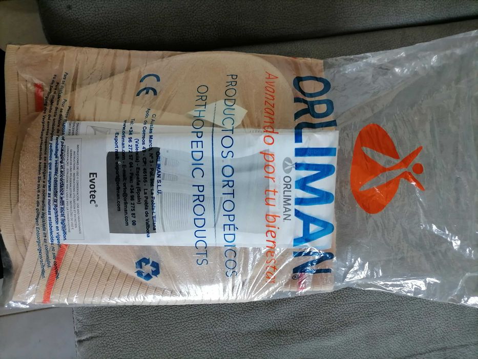 Cinta ortopédica lombar nova