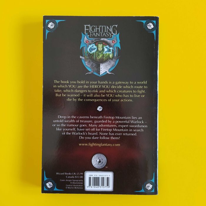 Livro Aventuras Fantásticas: O Feitiçeiro da Montanha de Fogo