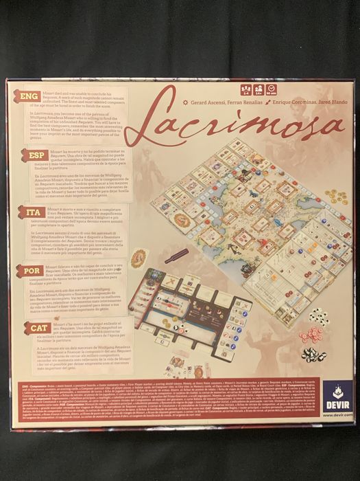Lacrimosa gra planszowa