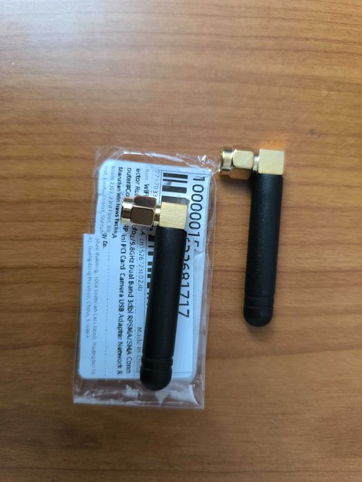 2 Antenas WiFi Dual Band 3dBi RPSMA/SMA