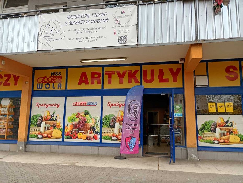 SODA POINT Warszawa (Ulrychów), Wolska 94 Wymiana nabojów CO2