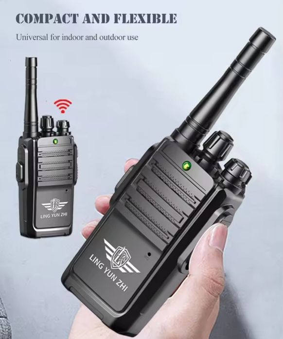 Krótkofalówki walkie tokie zasięg 200m.