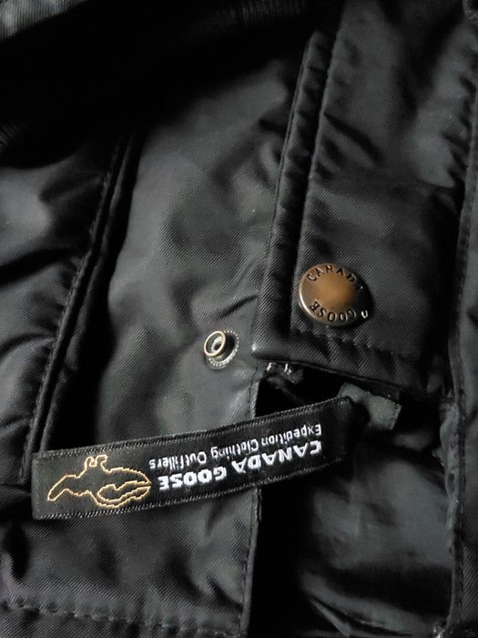 Canada Goose Resolute Parka czarna kurtka zimowa L