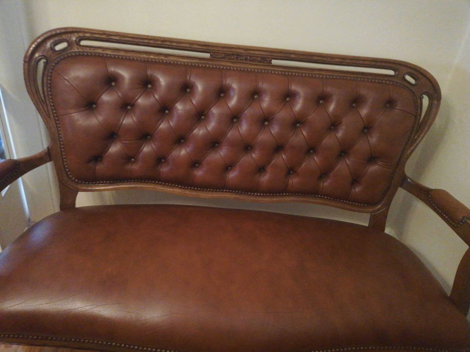 Conjunto de sofas antigos