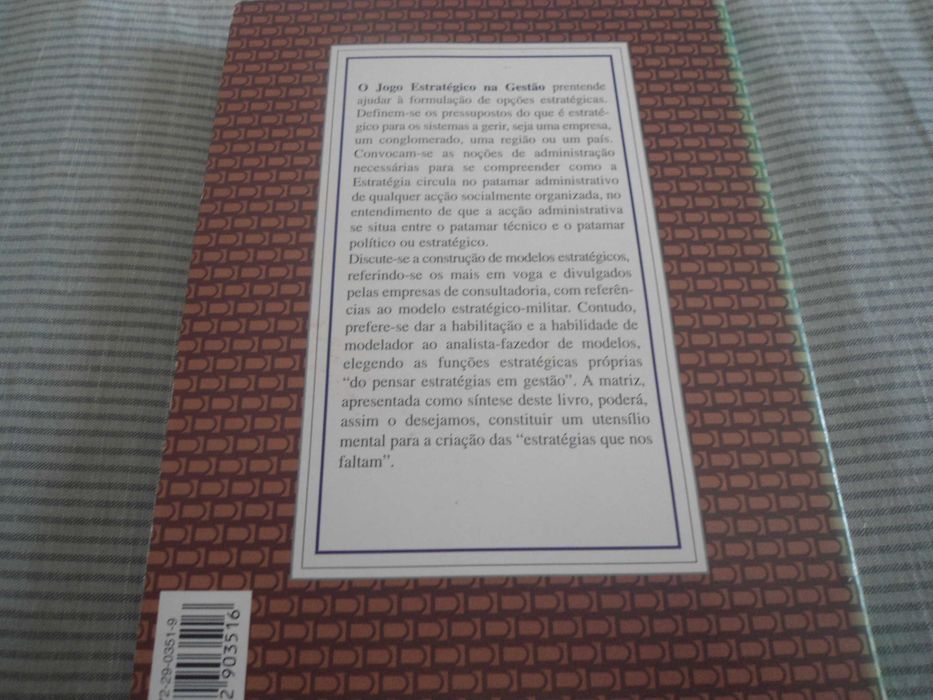 O Jogo Estratégico na Gestão por Manuel Pedroso Marques