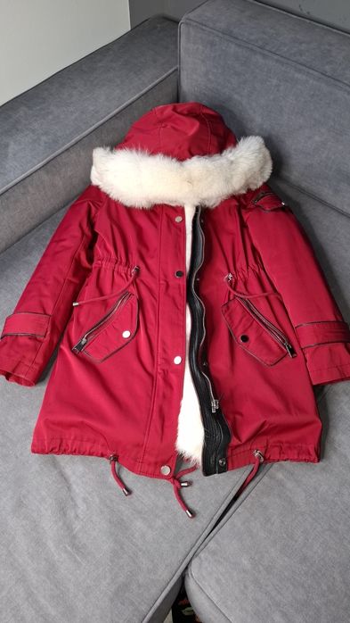 Парка на натуральному хутрі