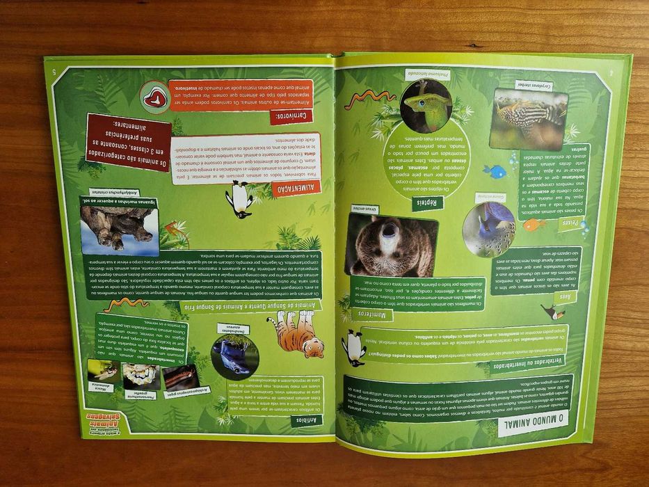A minha primeira enciclopédia dos animais selvagens e de dinossauros